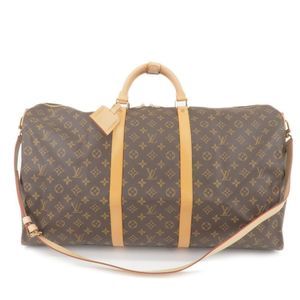 Authentic Louis Vuitton Monogram Keep All Bandouliere 60 Bag M41412